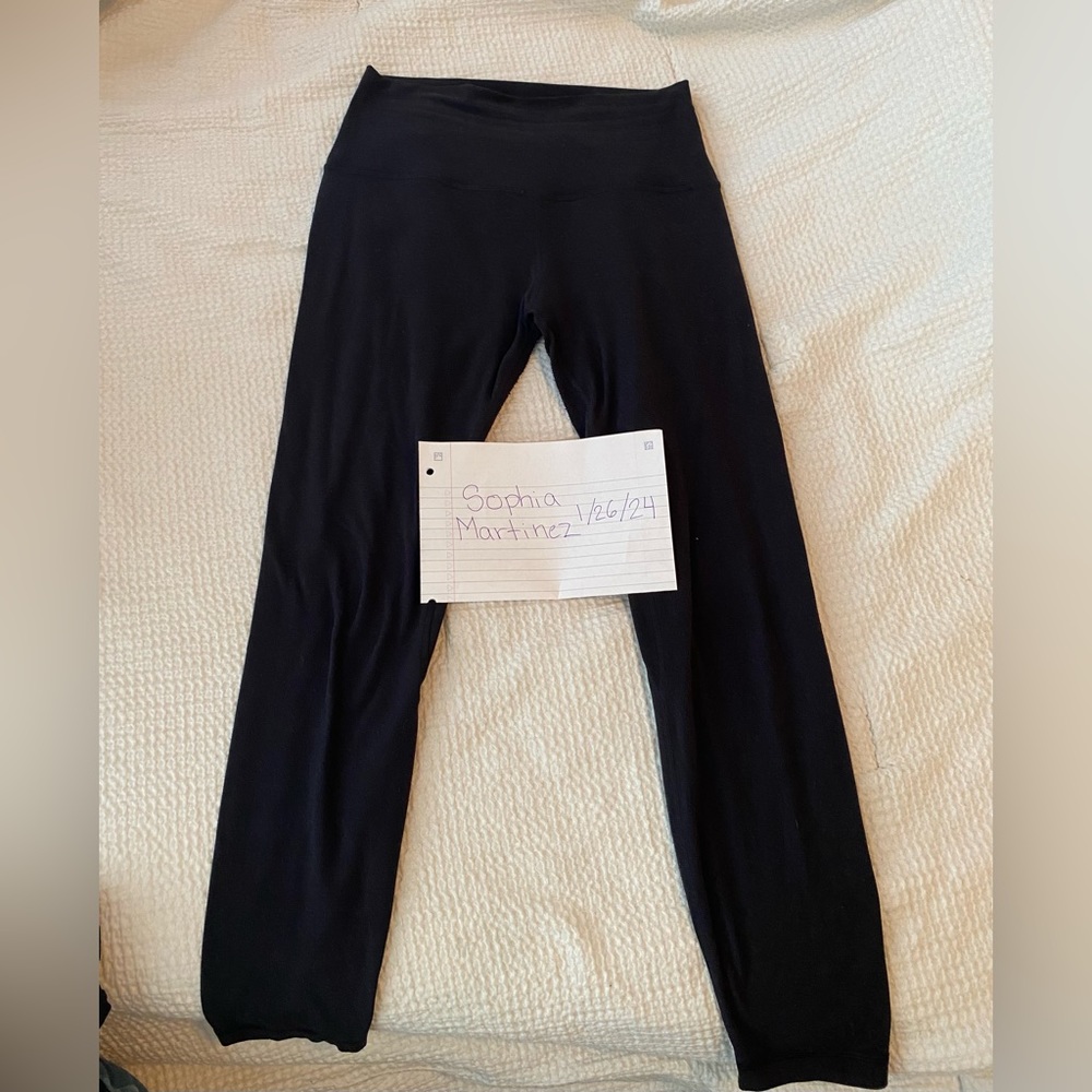 Lululemon Black align leggings size 8 length 28 in.